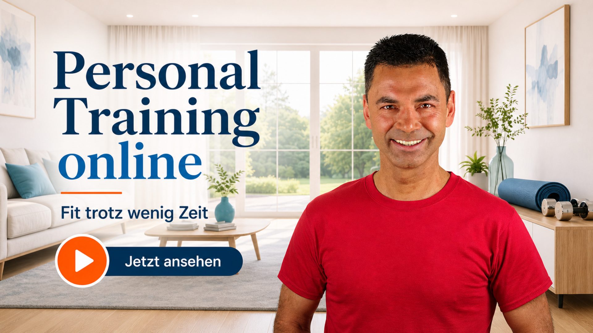 Vorläufiges Video-Thumbnail für Online Firmenfitness mit Peter Juhle