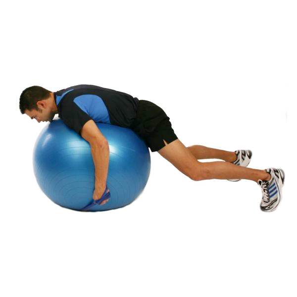 Fitness Rücken Gymnastikball