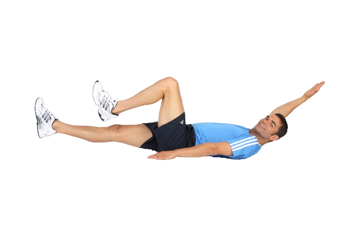 Bauch Rad Fitness für einen sixpack