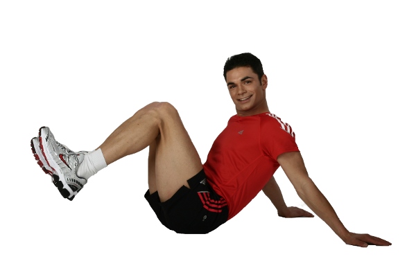 Fitnessübungen für die Beine und Bauch Muskeln