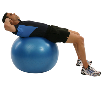 Gymnastikball Bauch und Fitness Übungen