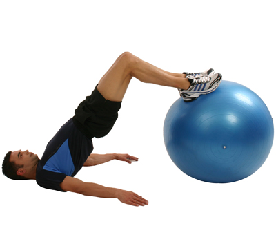 Gymnastikball Ruecken Fitness